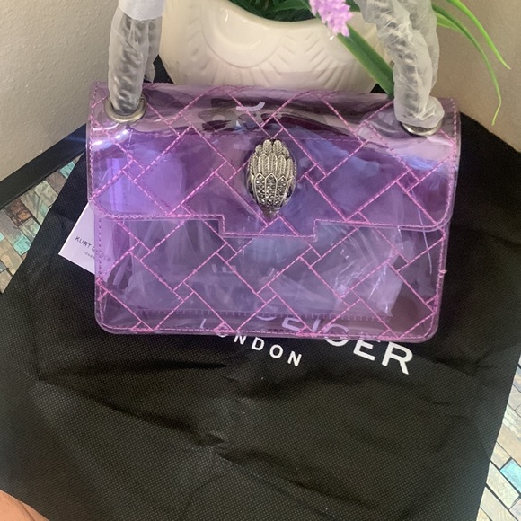 Kurt Geiger London Rainbow Shop Mini Kensington Transparent Shoulder Bag - Picture 9 of 17